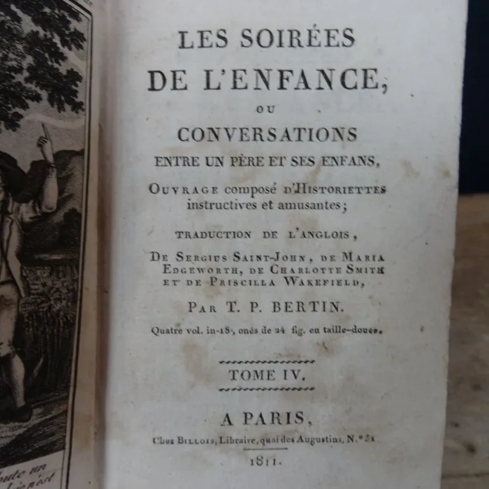 4 T. Historiettes d'un père à ses enfants 1811 - Le palais des bricoles