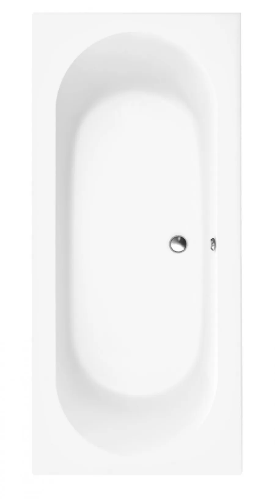 Baignoire rectangulaire O.NOVO Duo 180x80cm SANS Tablier*