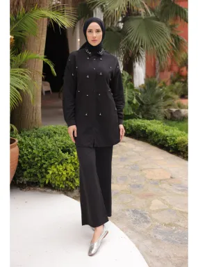 Black - Unlined - Suit