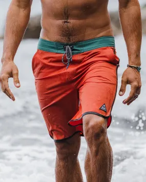 Boardshort recyclé Breaks - Orange brlé