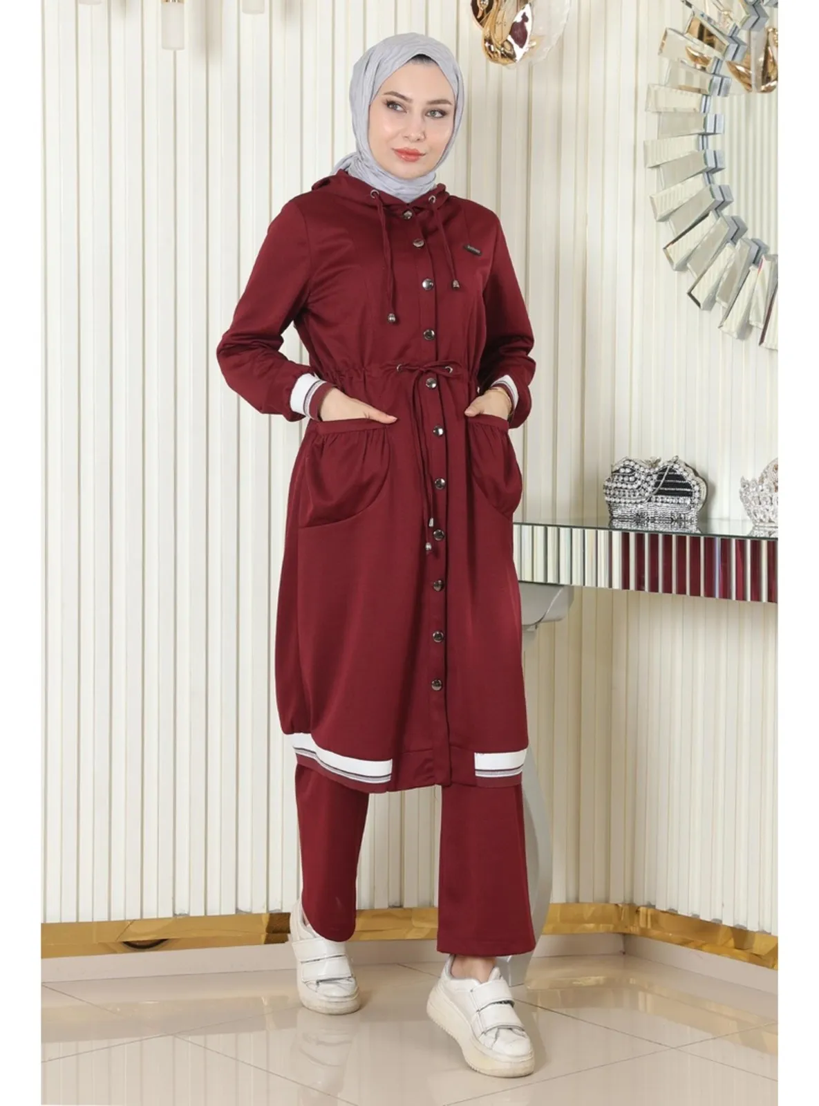 Burgundy - Suit
