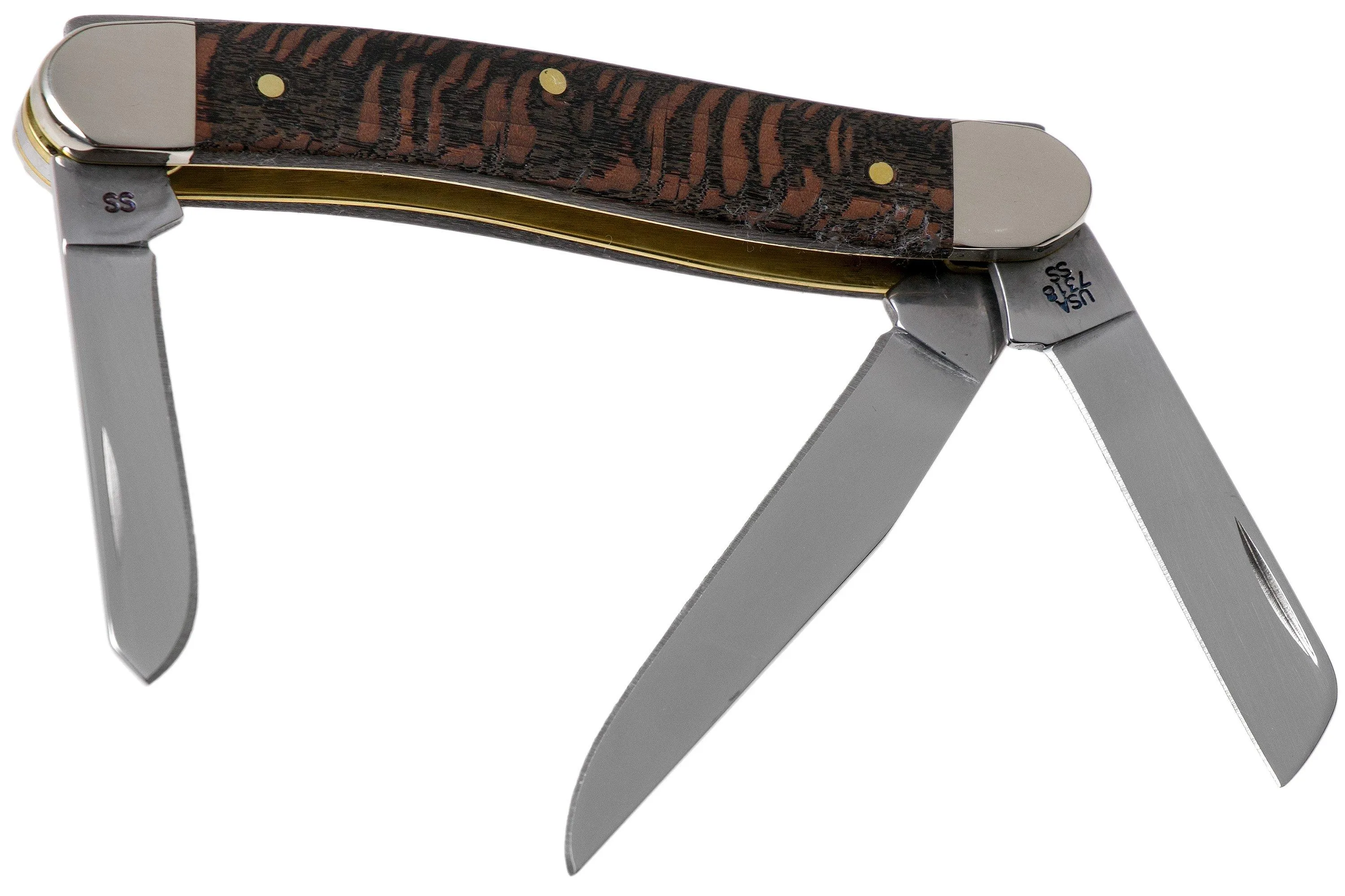  Case Medium Stockman Black Sycamore Wood, 25573, 7318 SS couteau de poche