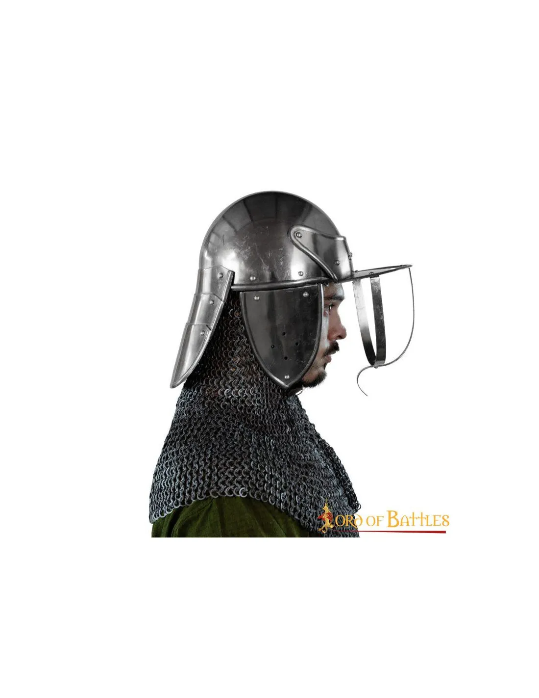Casque Guerre Civile Anglaise S. XVII ⚔️ Boutique Épées
