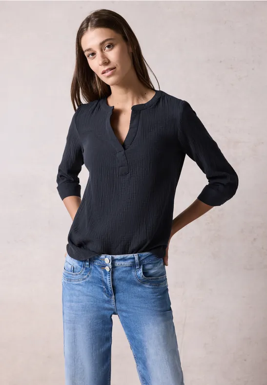 CECIL Blouse en mousseline 