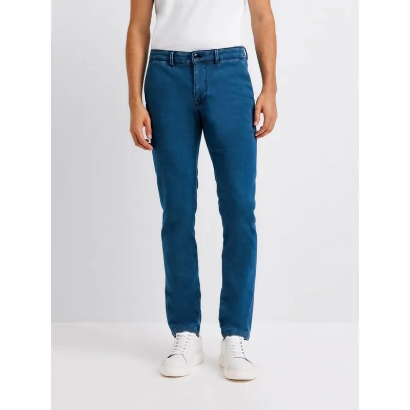 Chino bleecker cordu marron homme - Tommy Hilfiger | wimod