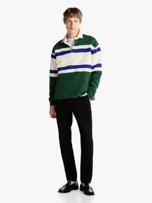 Chino slim en coton Pima stretch | Noir | Tommy Hilfiger