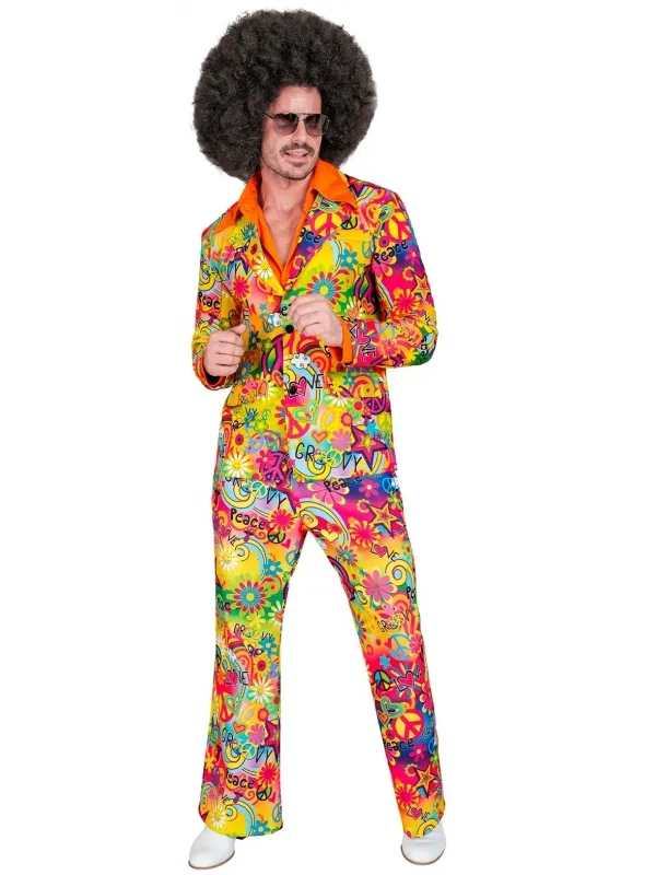 Costume Hippie Homme – Plongez dans la Révolution Colorée des Années 60 !