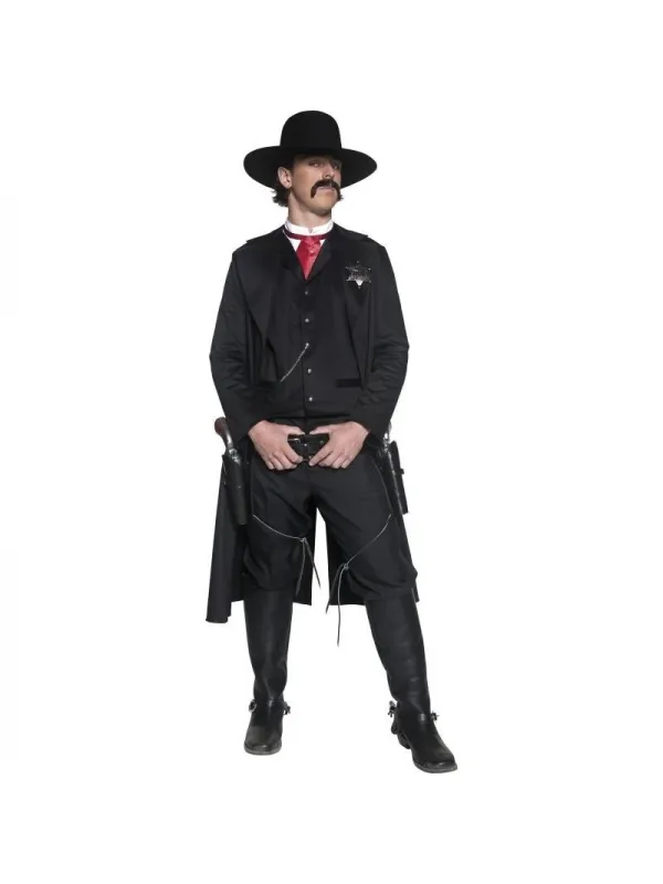 Costume western shérif authentique