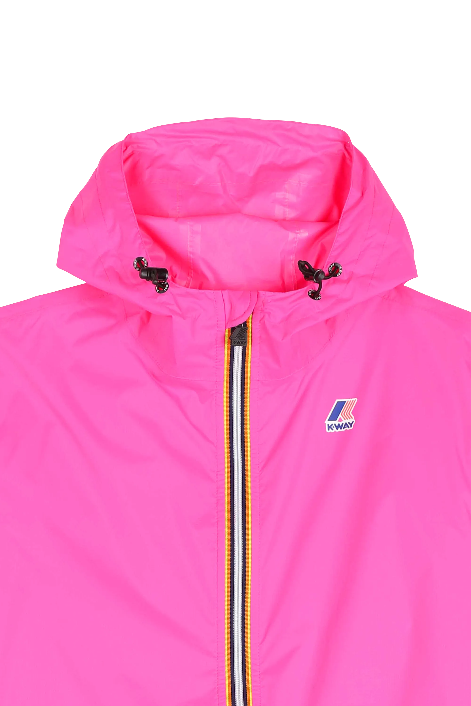 Coupe-vent Droit à Capuche Rose K-way - Homme | Citadium