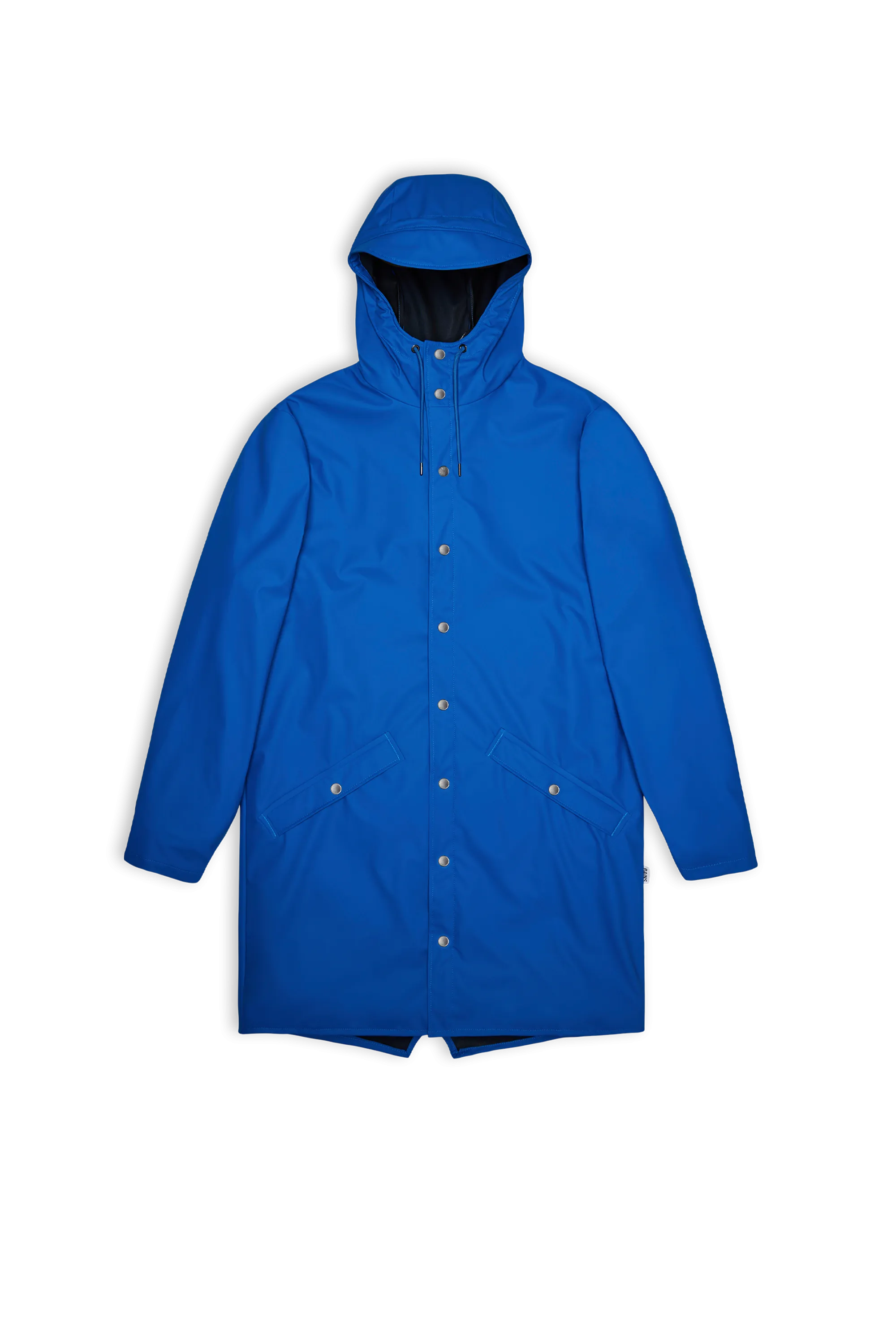 Coupe-vent Imperméable Long à Capuche Bleu Rains - Femme | Citadium