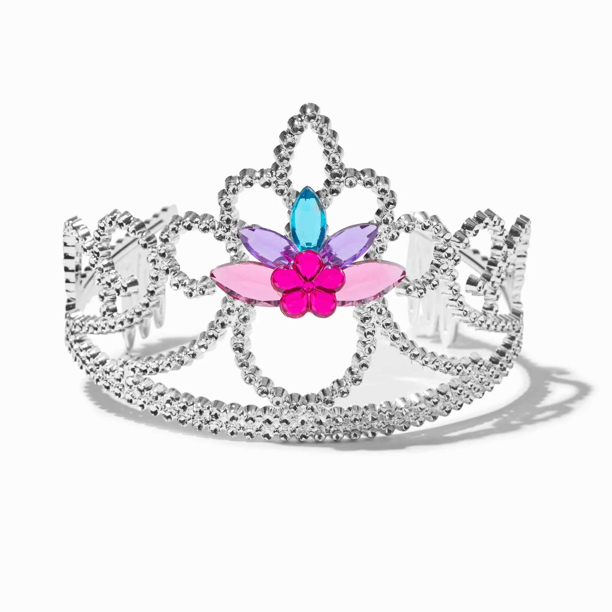 Couronne à bijoux couleur argentée Claire's Club
