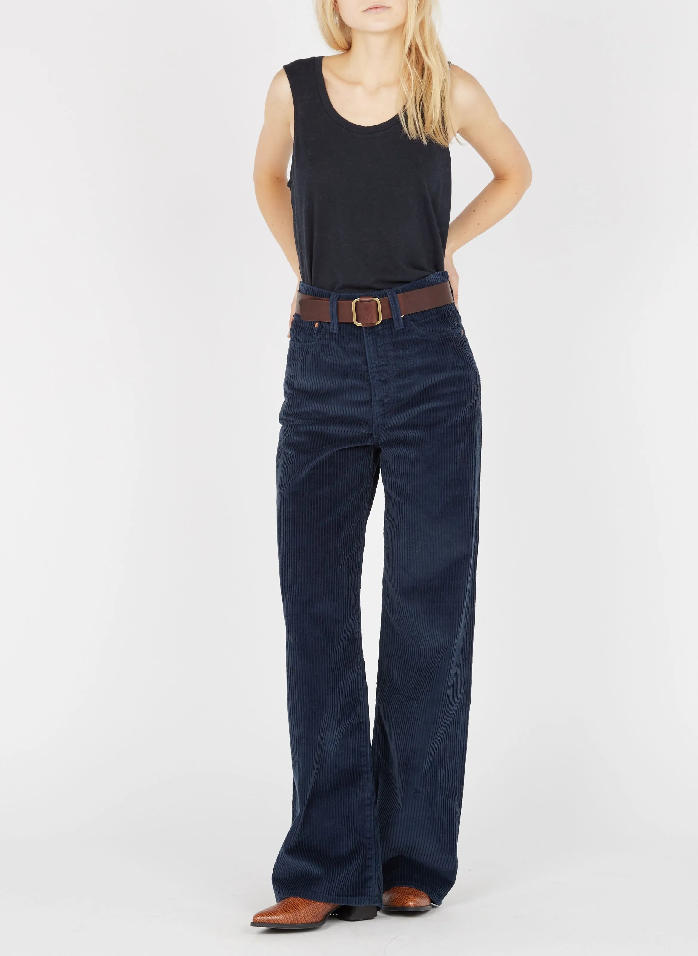 DéBARDEUR COL ROND EN COTON MéLANGé JACKSONVILLE - AMERICAN VINTAGE pour FEMME | Printemps