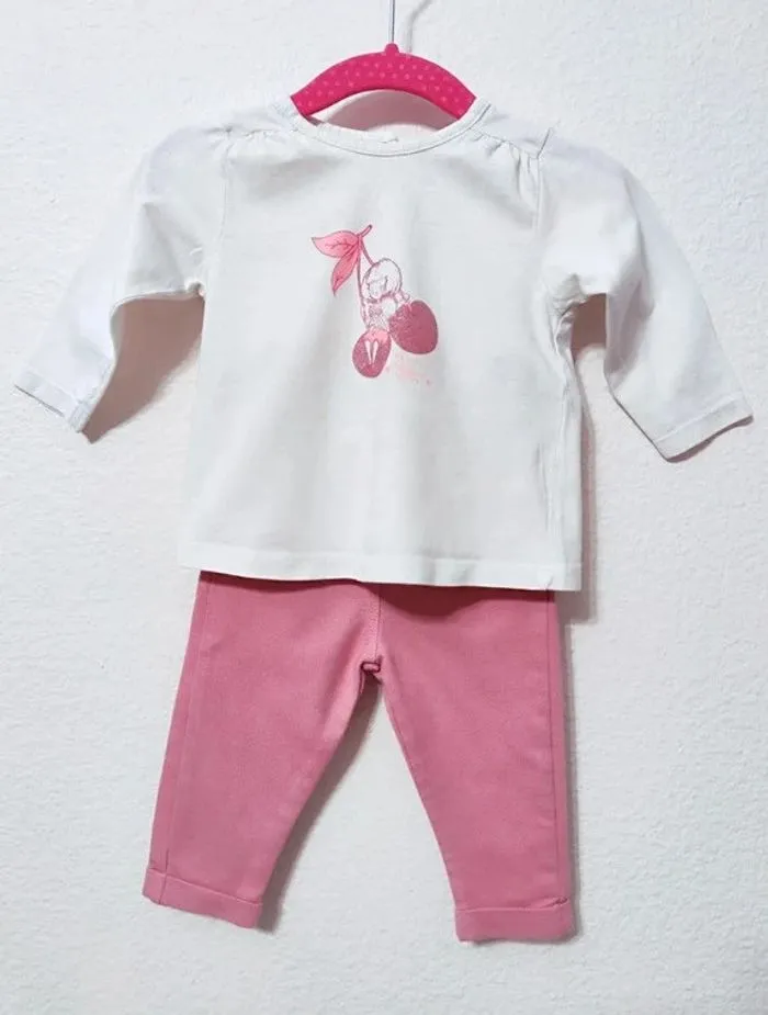 Ensemble bébé fille taille 6 mois - Tape à l'œil - 3 mois  | Beebs