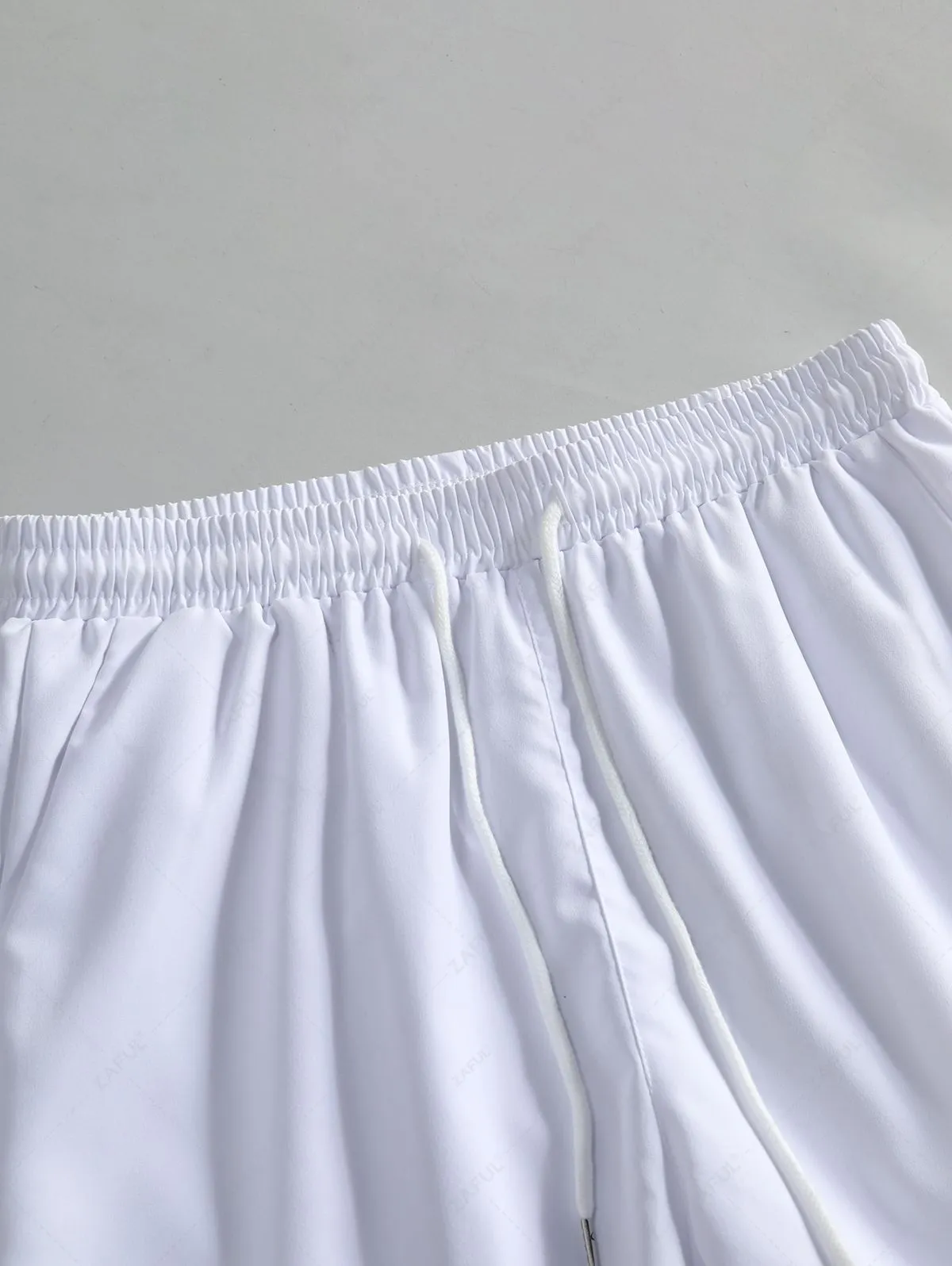 Ensemble De Chemise Décontractée Cocotier Imprimé à Manches Courtes à Cordon Et De Short - Multi-a Xxl
