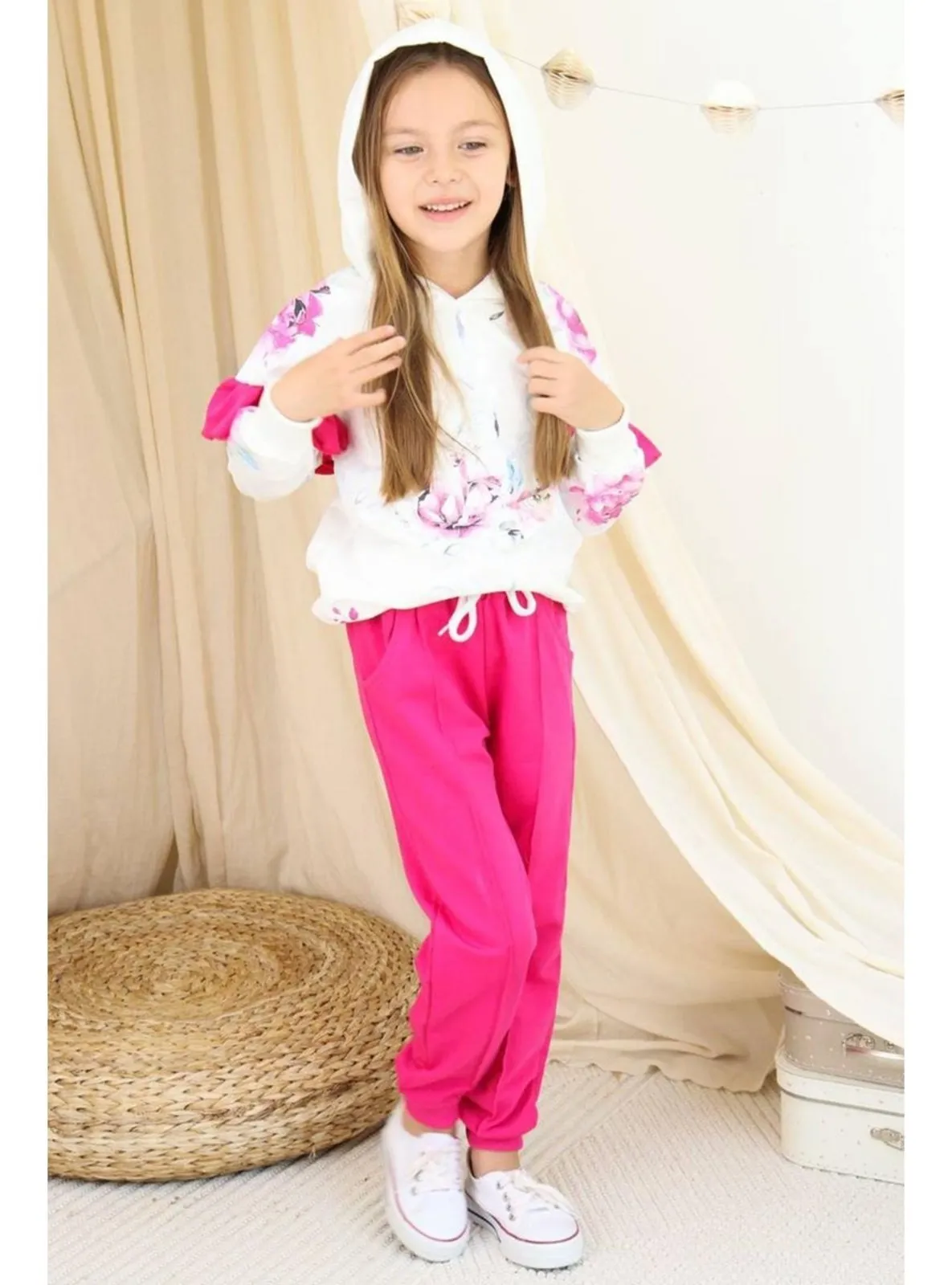 Fuchsia - Girls` Suit