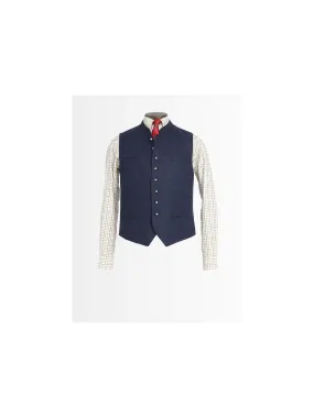Gilet autrichien col officier en laine