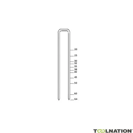 Haubold Bevestiging 574982 KG700-40 CRVS Non 40 Inox A2 mm 5.400 pcs.