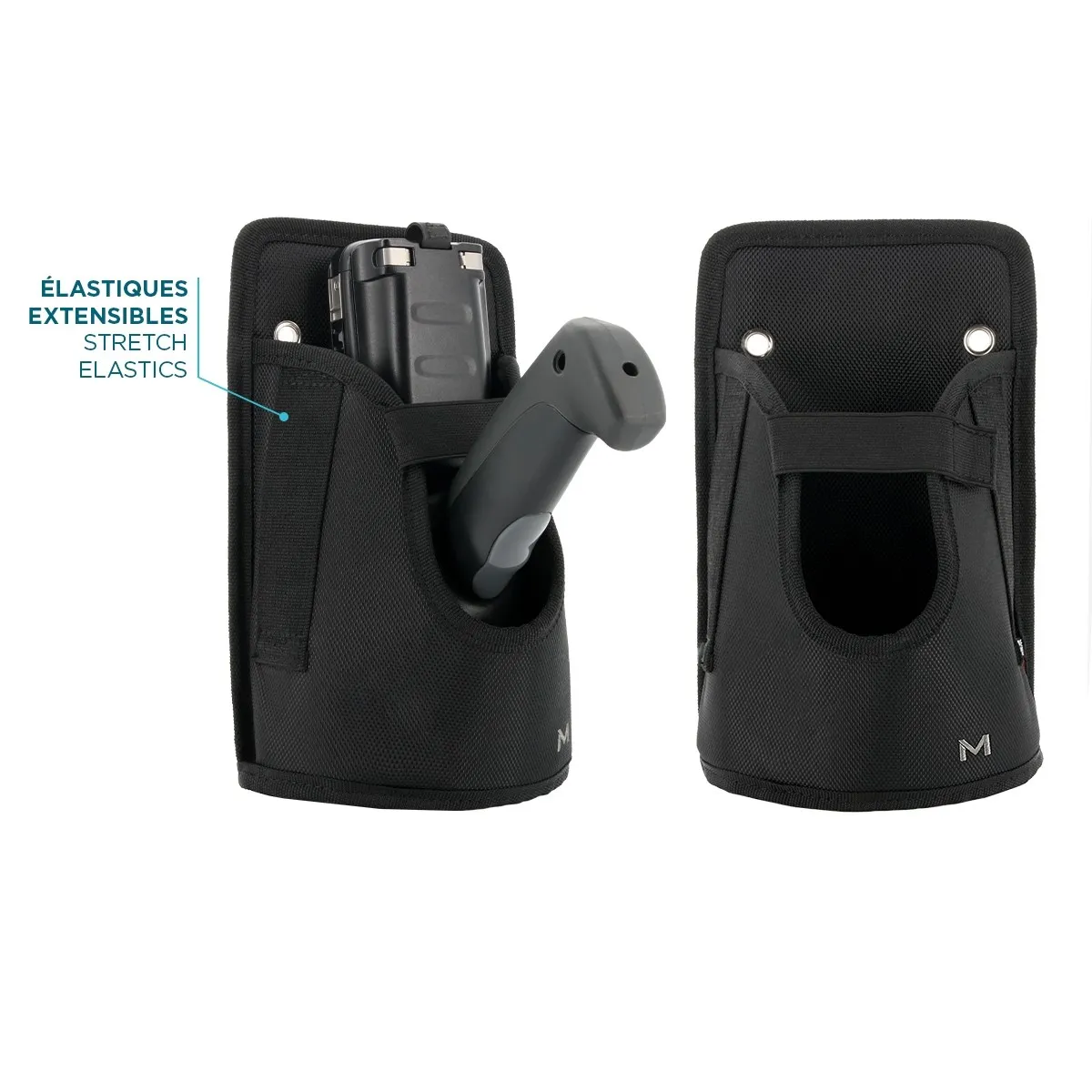 Holster pour terminal de saisie gun/pistolet - Ceinture & tour de cuisse - Taille L