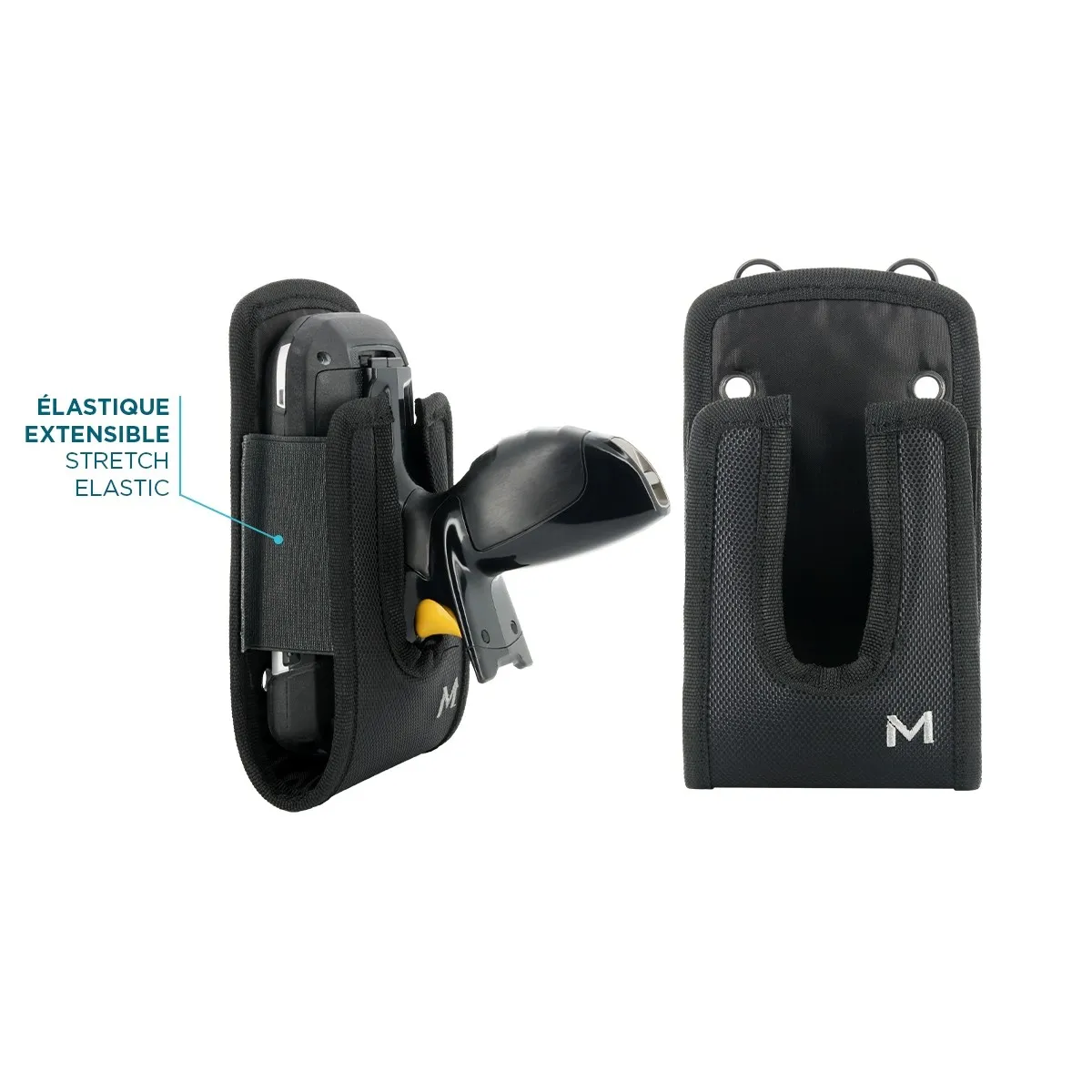 Holster pour terminal de saisie type pistolet avec manche - Ceinture & tour de cuisse - taille S