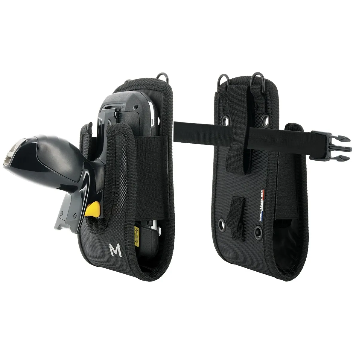 Holster pour terminal de saisie type pistolet avec manche - Ceinture & tour de cuisse - taille S