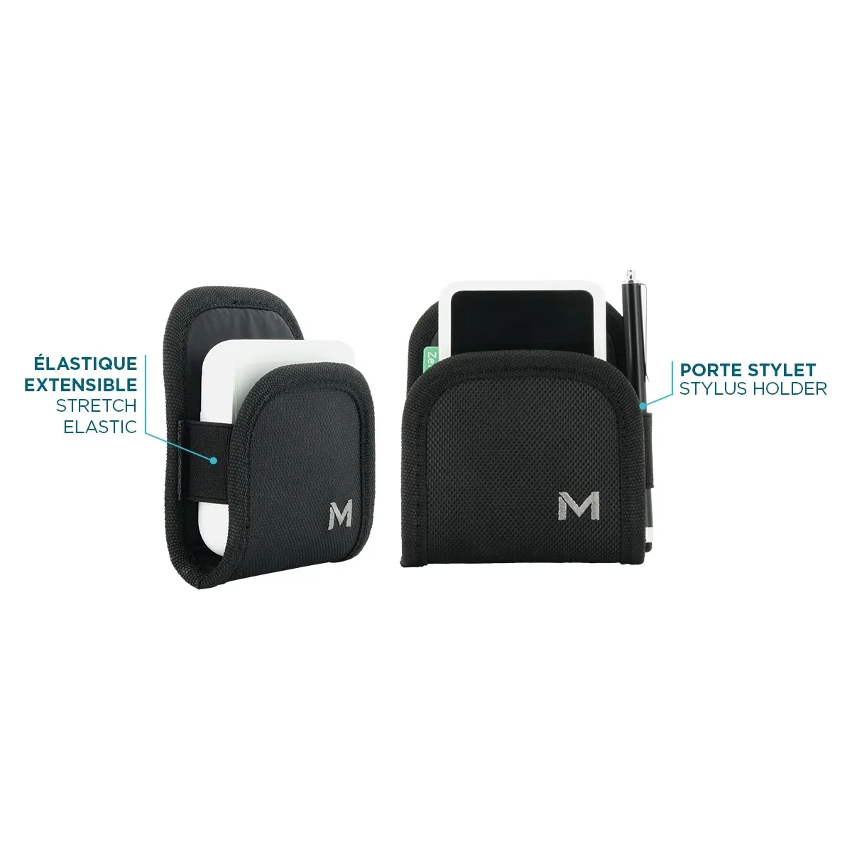 Holster pour terminaux SumUp - Avec passant ceinture, ceinture & passant stylet - Système d'accès facile