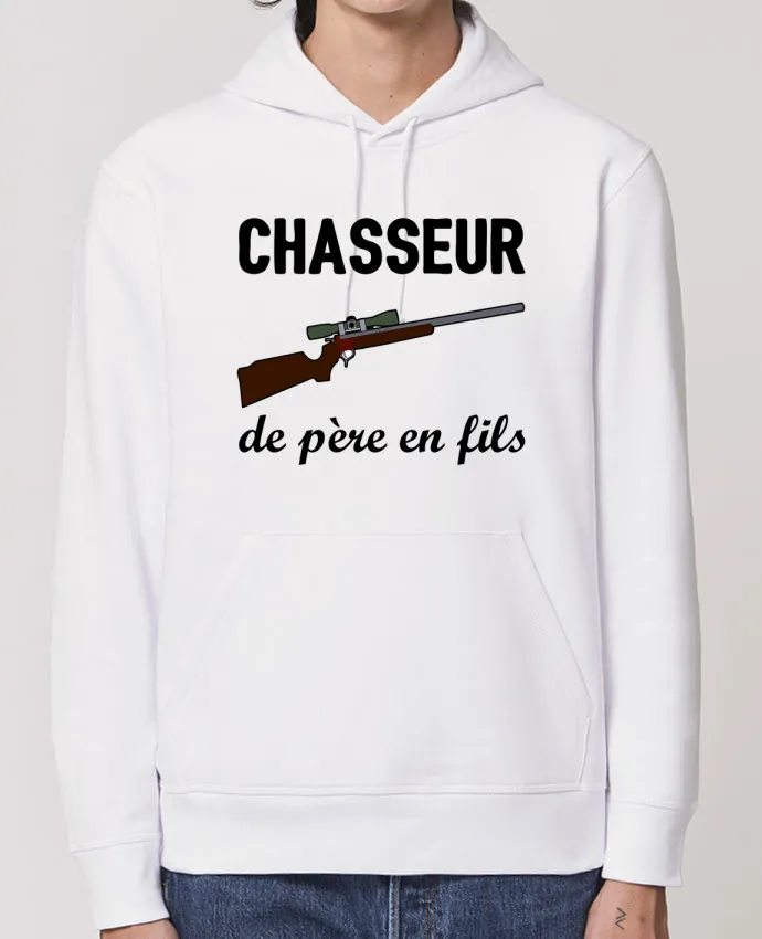 Hoodie Chasseur de père en fils Par tunetoo