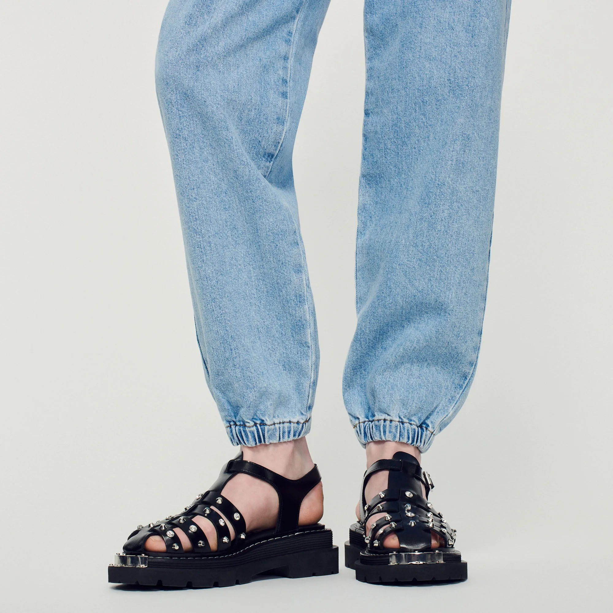 Jean en denim délavé