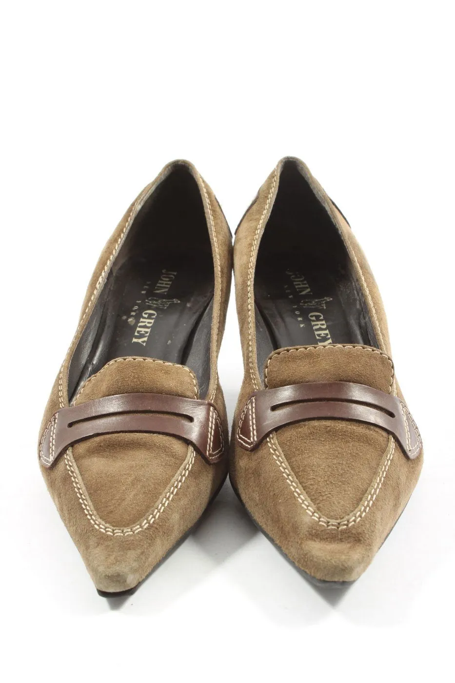 John Grey Stiletto kaki style décontracté