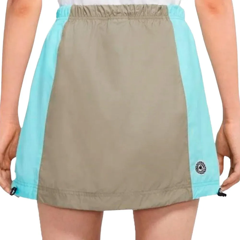 Jupe Taupe/Bleu Femme Nike Skirt