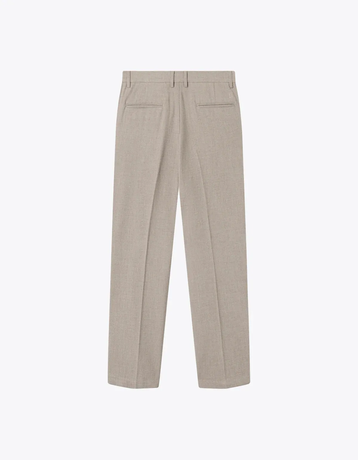Les Deux - Como Reg Mélange Suit Pants - Dark Sand Melange