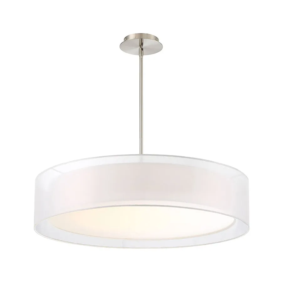METROPOLIS Suspension Nickel DEL INTÉGRÉ - PD-16830-BN | MODERN-FORMS