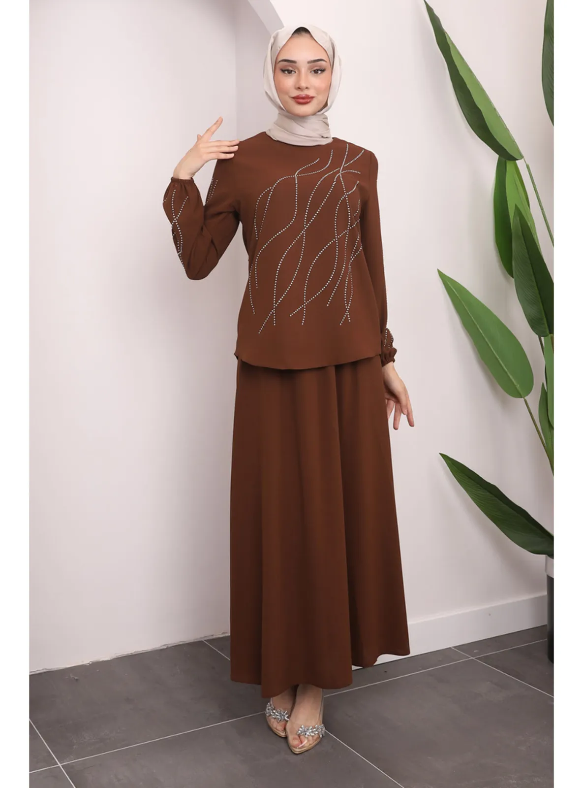 Milky Brown - Unlined - Suit