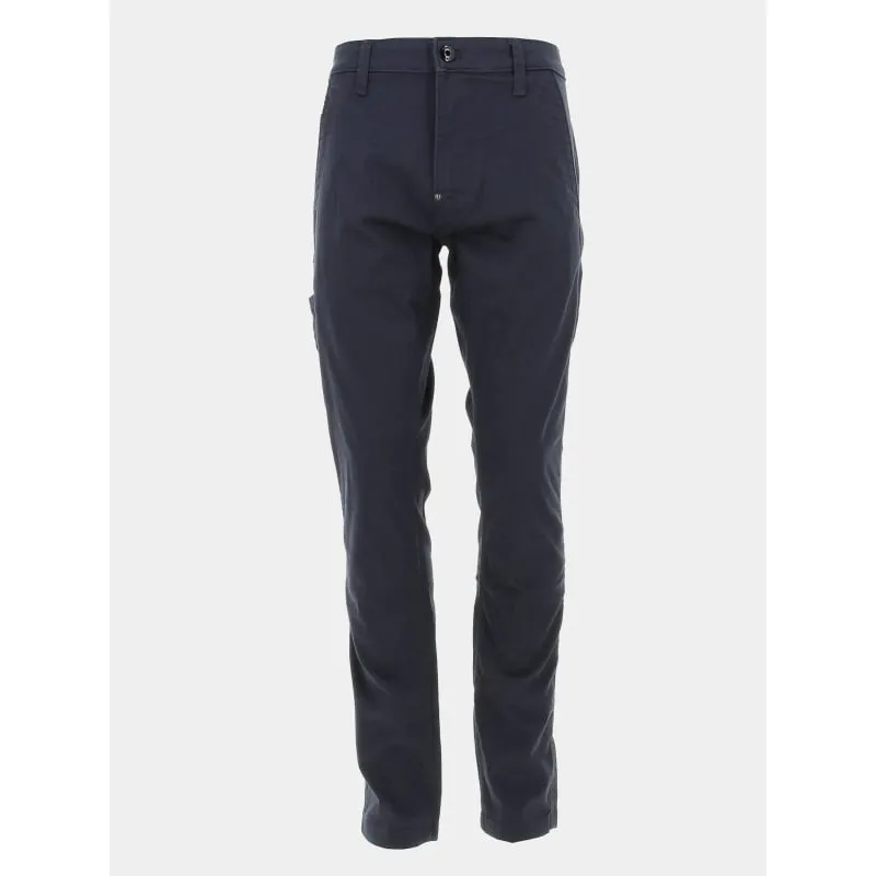 Pantalon chino cesar eclipse bleu homme - Le Temps Des Cerises | wimod