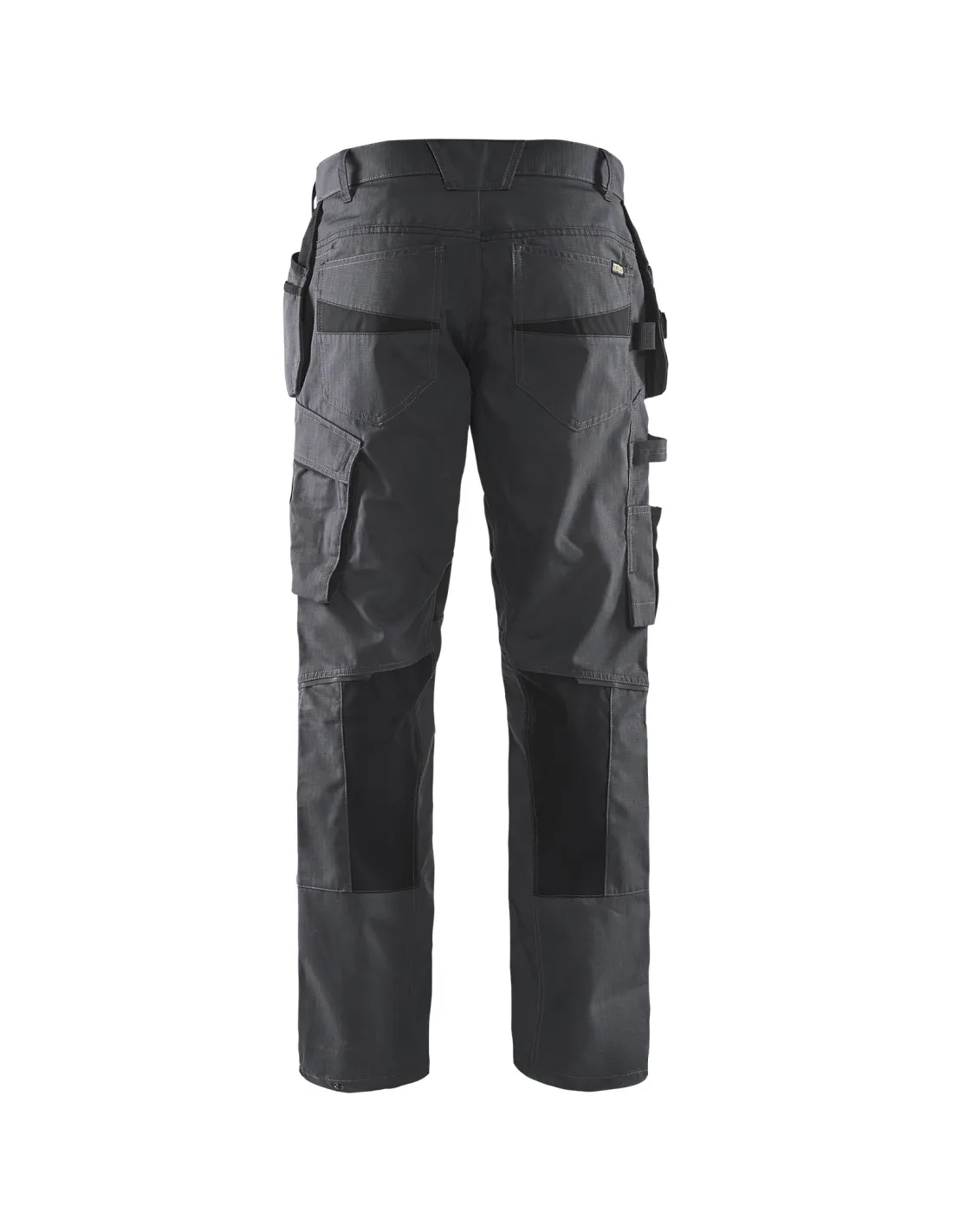 Pantalon maintenance +stretch avec poches flottantes Gris moyen/Noir | 149613309699 - Blaklader