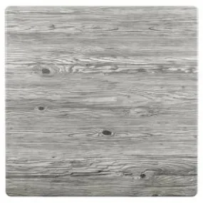 Plateau de table MATHIAS 60x60cm Épicéa gris