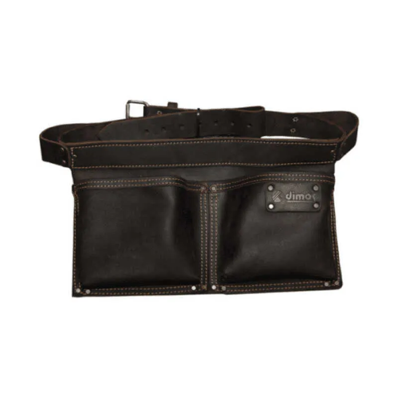 Poche à clous rectangulaire cuir avec ceinture DIMOS 205735