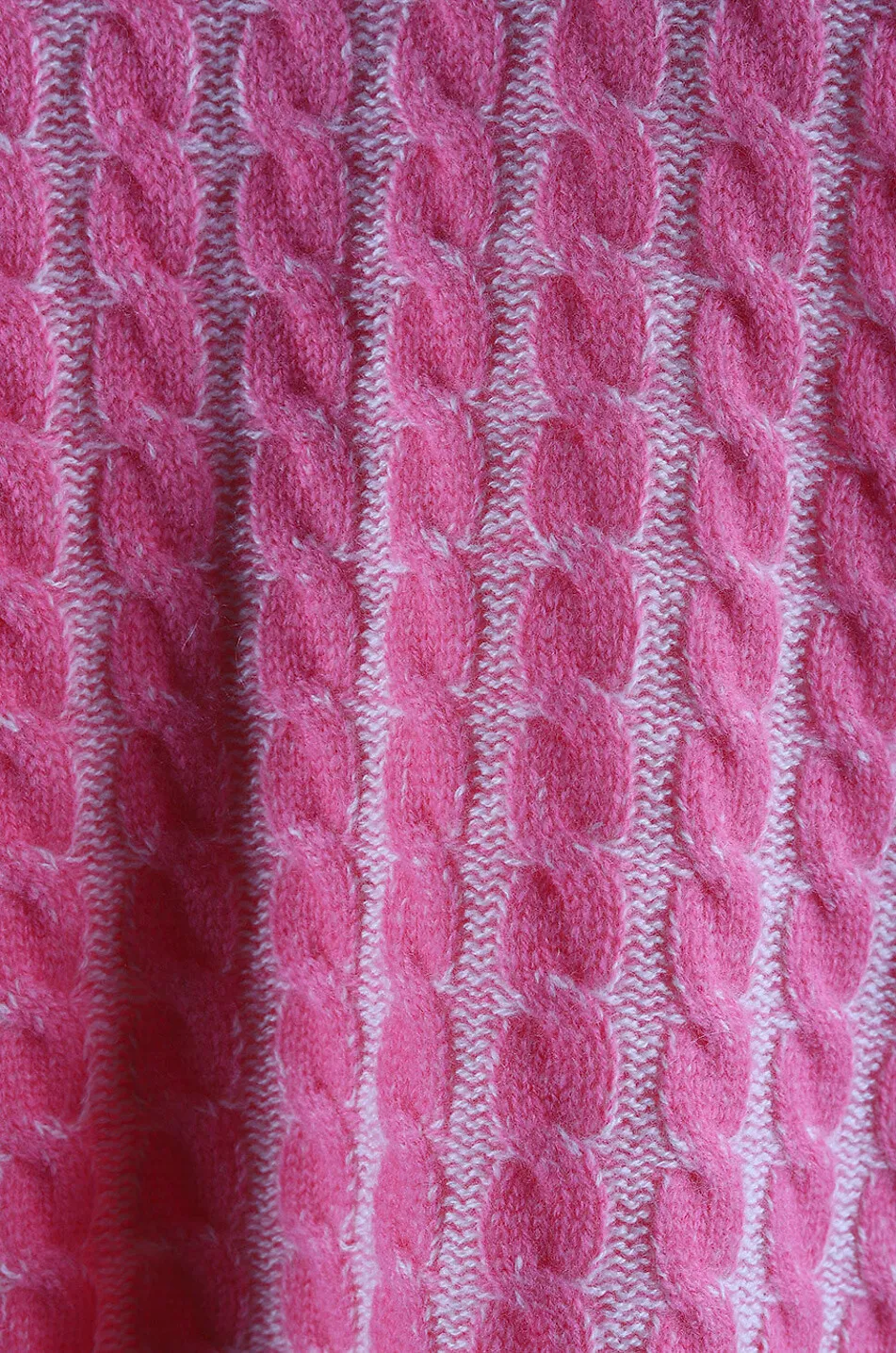 Pull à col rond en laine et cachemire