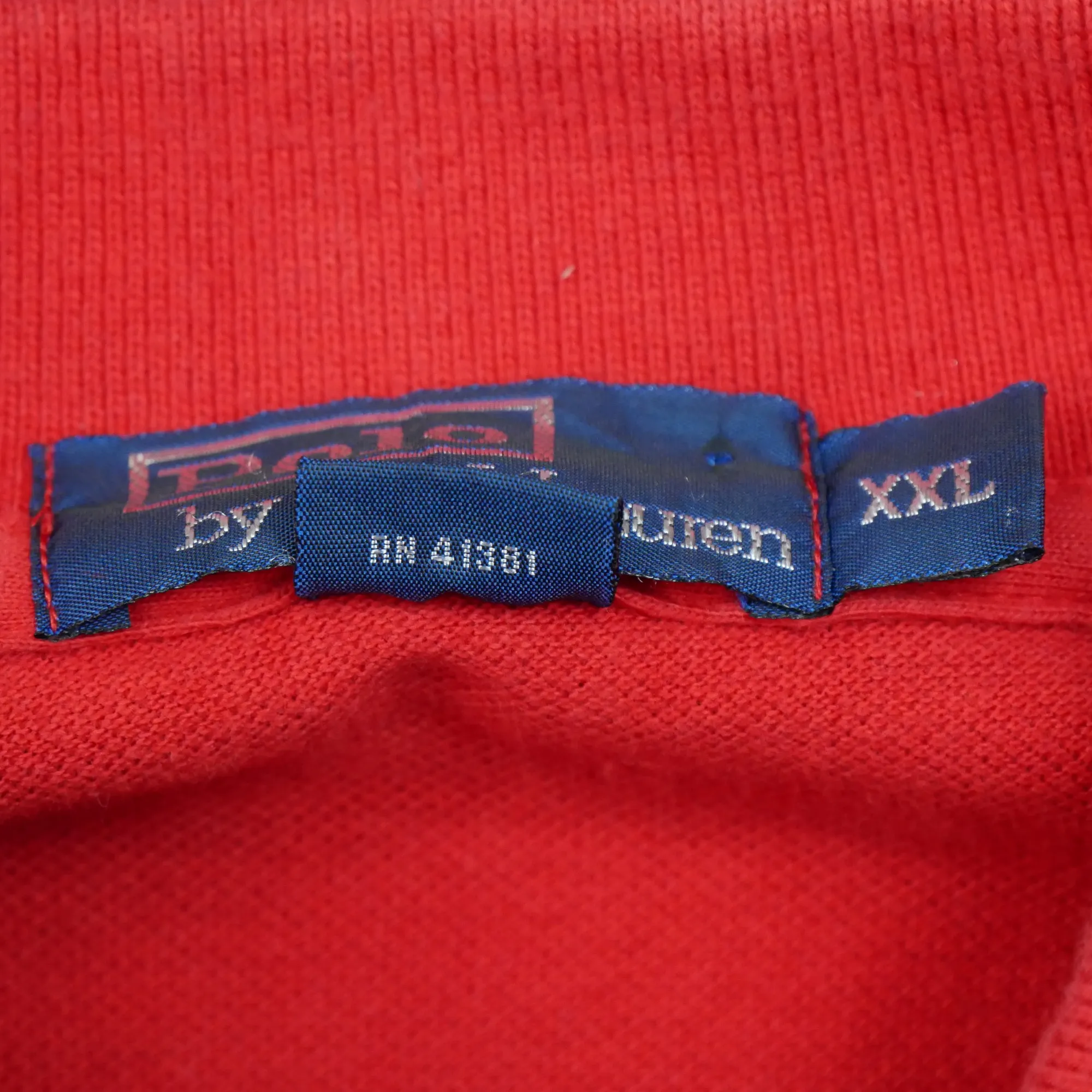 Seconde main - Polo Ralph Lauren Polo manches courtes Homme Taille 2XL Rouge