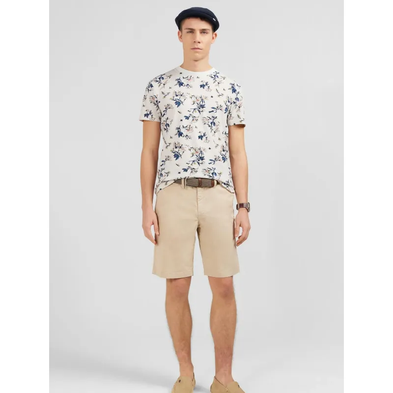 Short chino mahan marron camel homme - Sun Valley | wimod