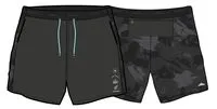 Shorts Recyclés Exploration Trail - Noir