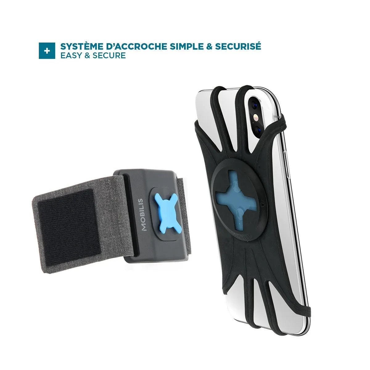 Support téléphone Ceinture/Bretelle - Universel Smartphone 4-7''