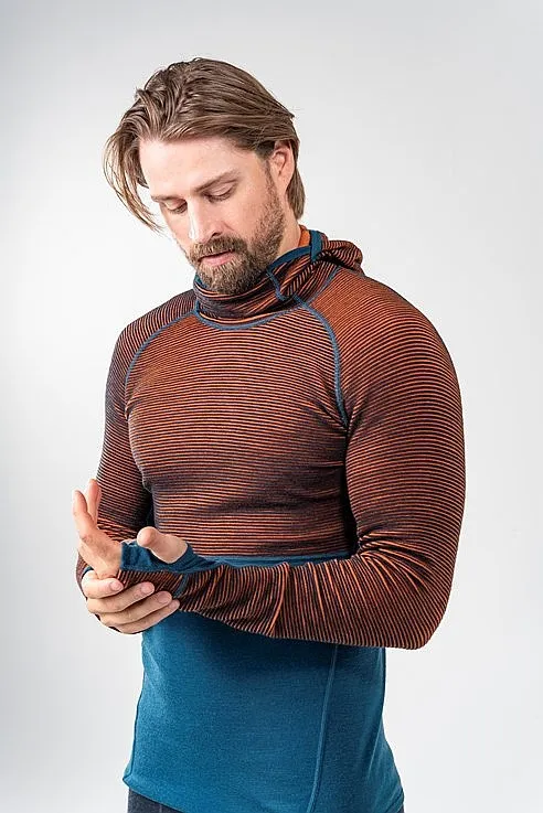 T-shirt Devold Tuvegga Merino Hoodie LS - Ink - men´s