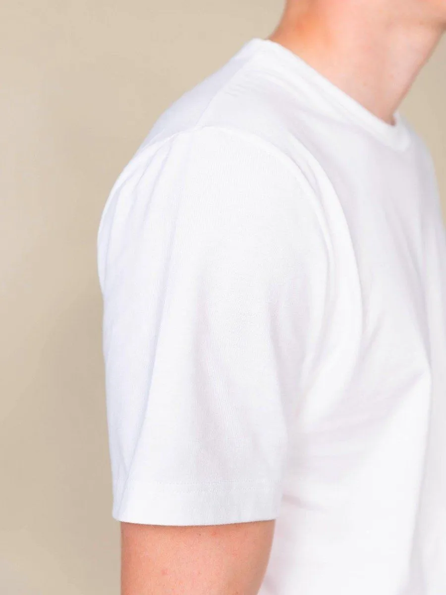 T-SHIRT DROIT 304 UNI coton bio blanc Homme | 1083