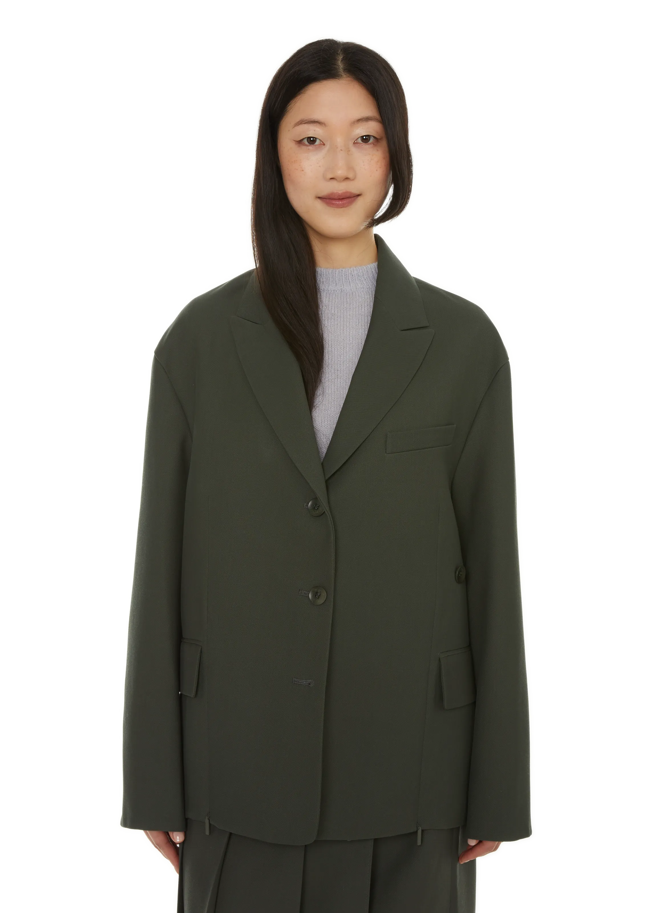 TIBI  Blazer en laine  - Vert