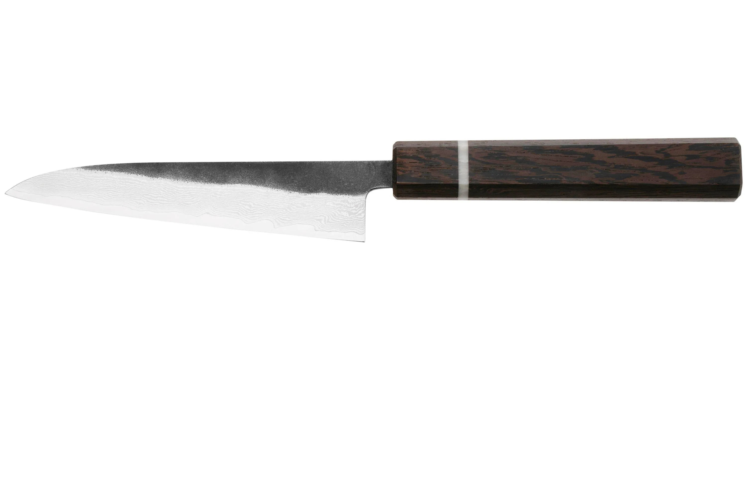 Tojiro Atelier Wenge acier damassé 63 couches, petty 12 cm