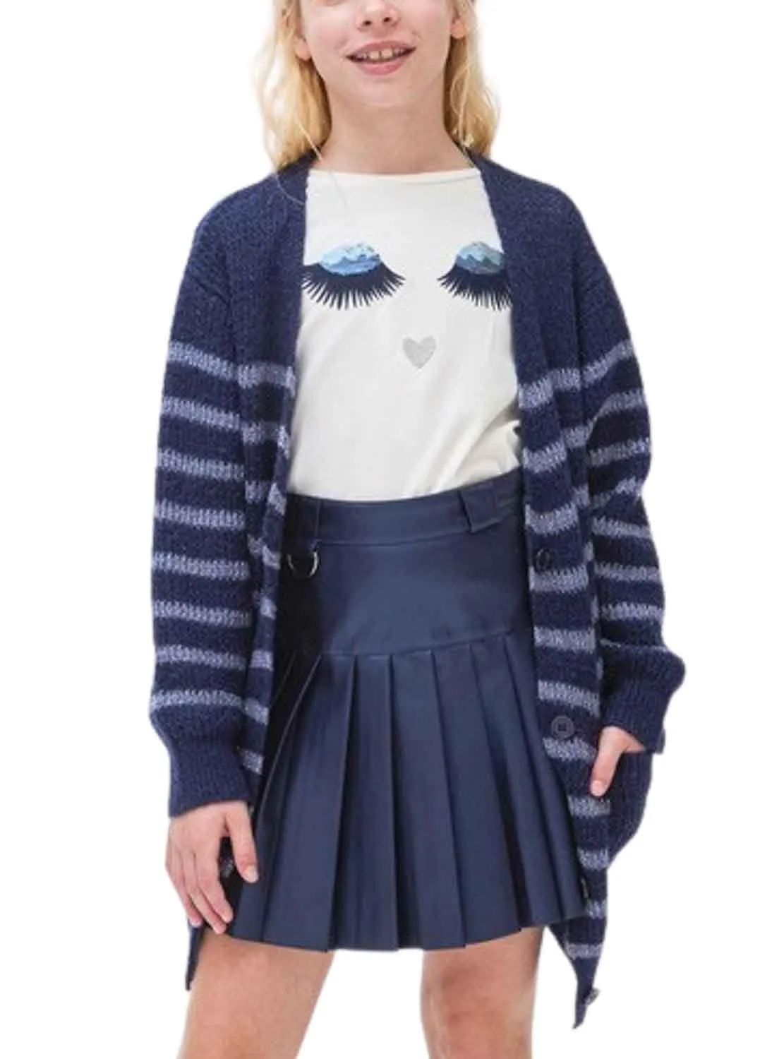 Veste Mayoral Tricot Bleu Marine pour Fille