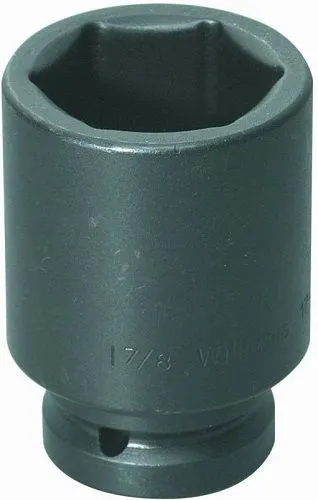 Williams 17-634 Douille à chocs 1-1/16" x 6 pans courte à prise 1"